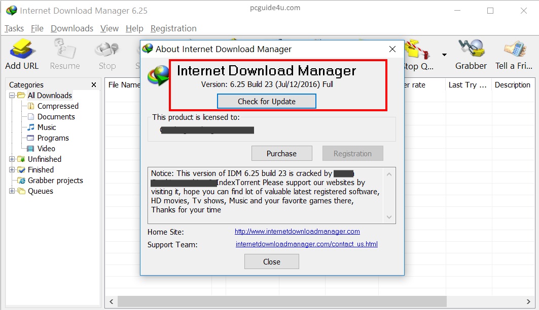 It has recovery and resume capabilities to restore the interrupted downloads due to lost connection, network issues, and power. Internet Download Manager (IDM) - Registered Version | PCGUIDE4U