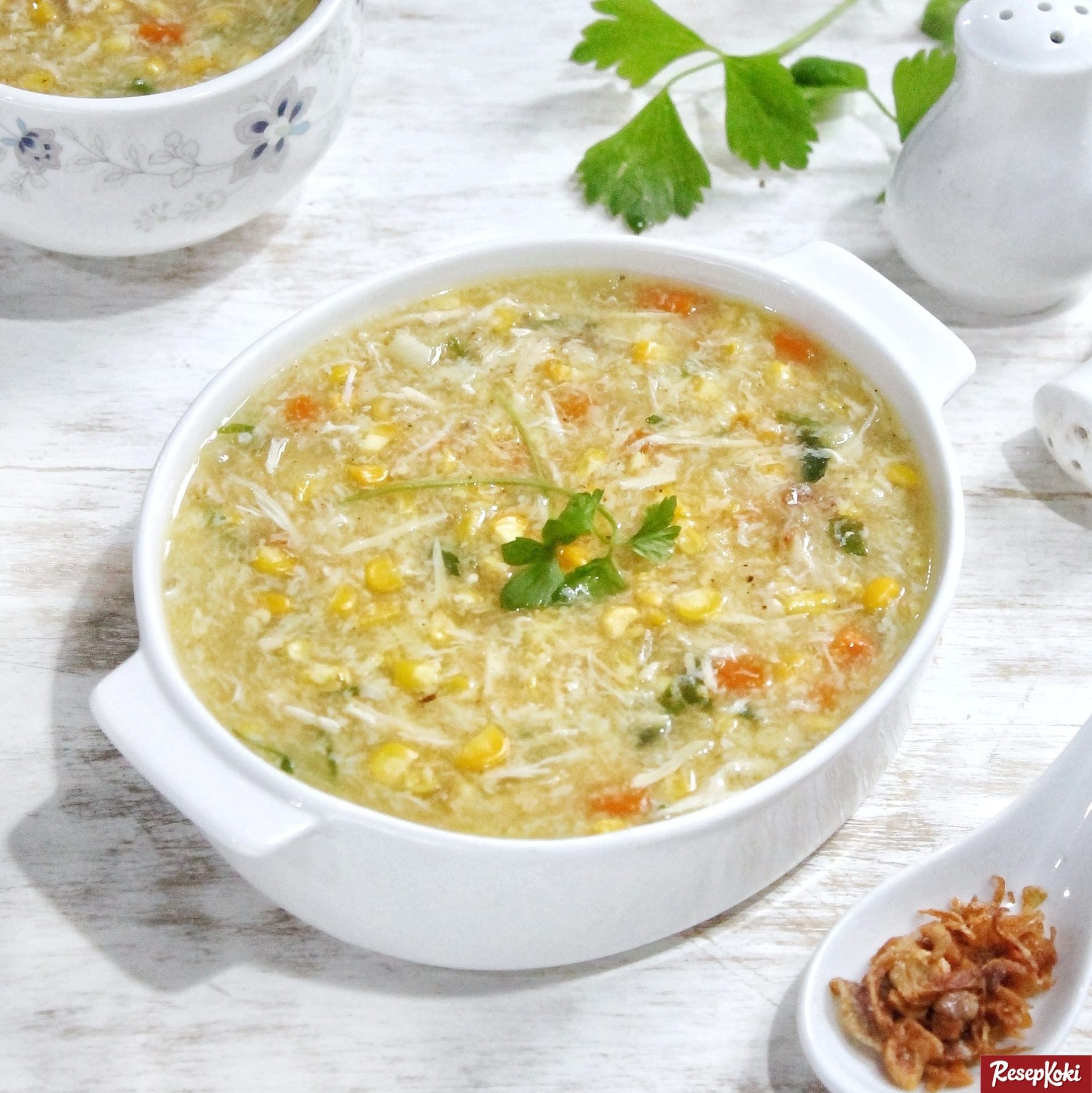 Resep sup ayam, ikuti video masak cara membuat sup ayam nya step by step ya. Sup Jagung Kepiting Gurih Lezat Istimewa - Resep | ResepKoki