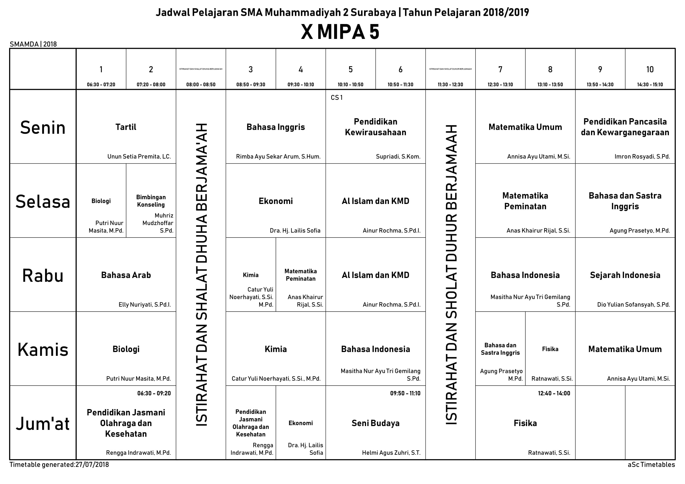 .jurusan ipa atau ips jurusan di sma kurikulum 2020 pelajaran sma jurusan ips kelas 10 kurikulum 2020 mata pelajaran sma jurusan ipa kelas 10. Timetable Jadwal Pelajaran