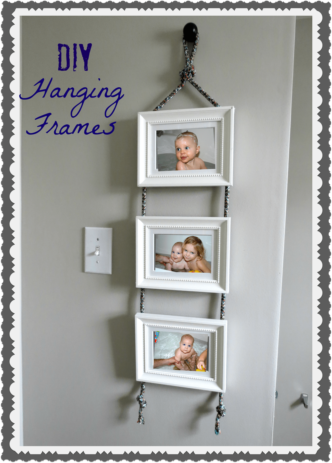 Maybe you would like to learn more about one of these? DIY Hanging Frames Tutorial! - Tatertots and Jello