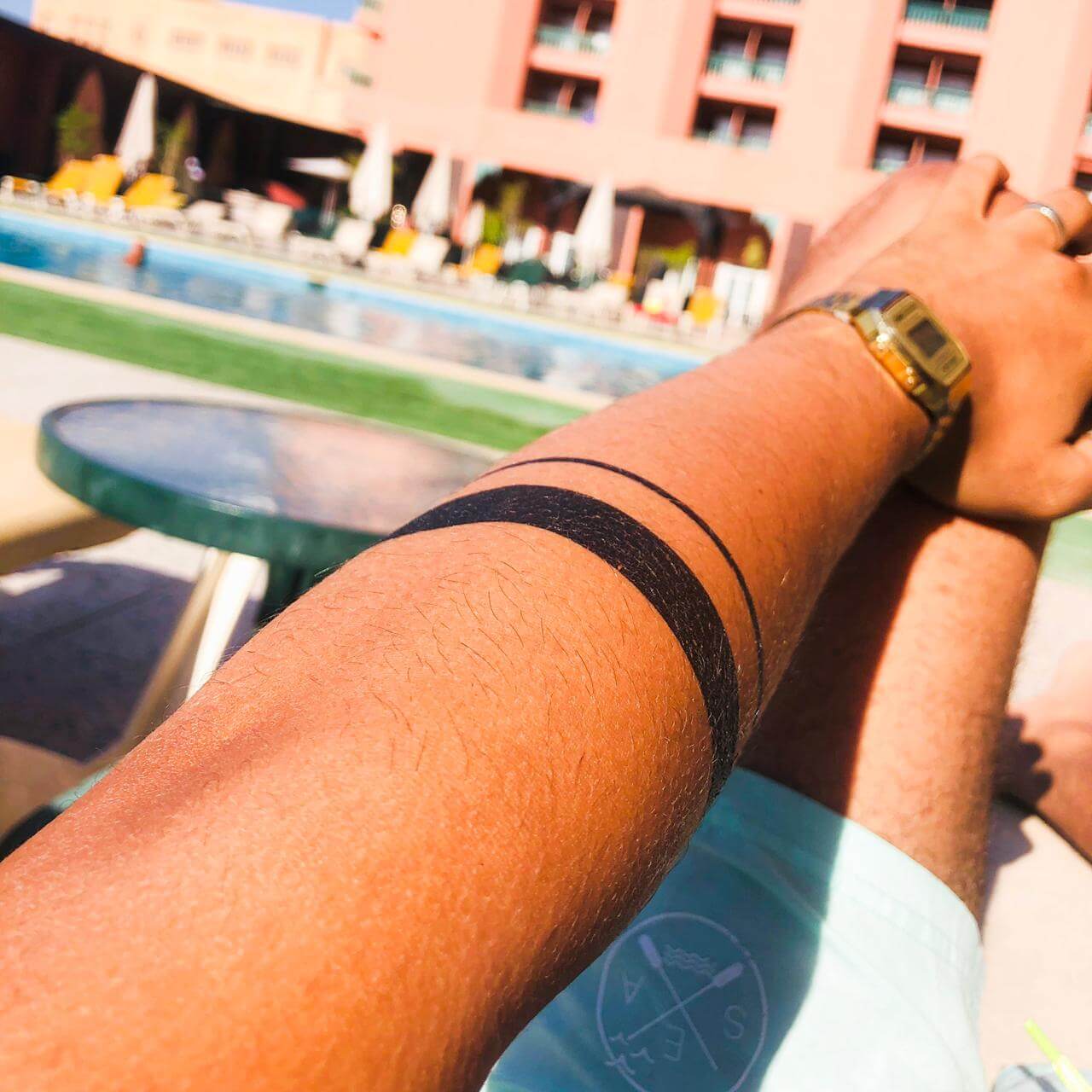 Tatouage Temporaire Bande Noire Tattoozap Maroc