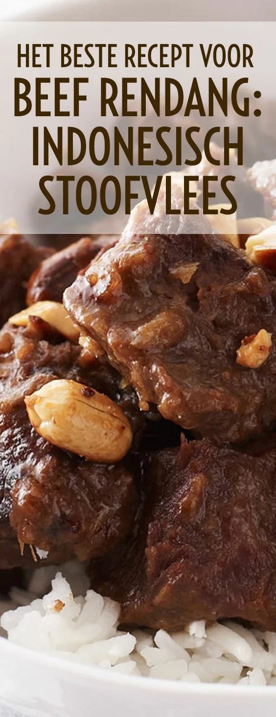 The spices, the coconut cream and everything. Beef Rendang (gestoofd rundvlees uit Indonesië)