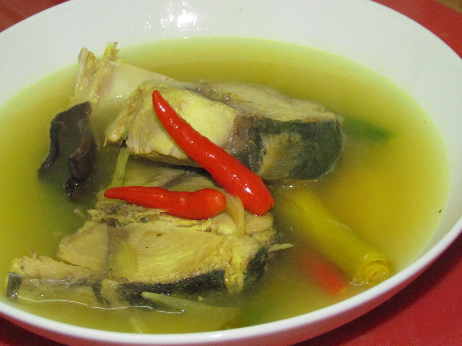 SINGGANG REBUS IKAN TONGKOL..