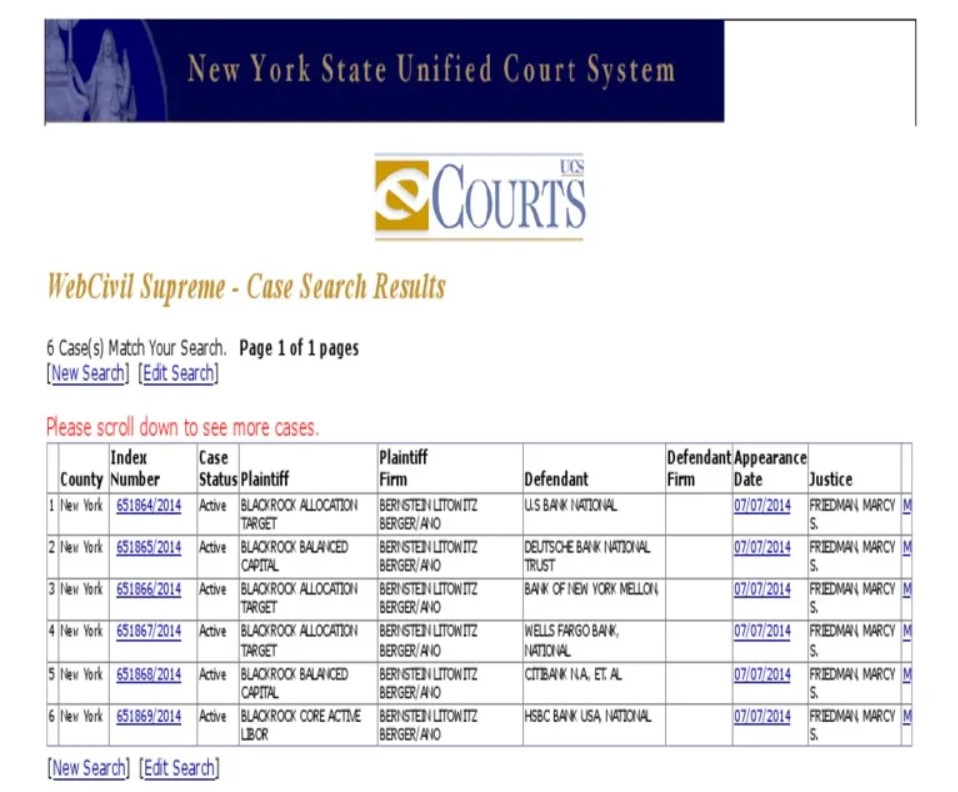 Webcivil Supreme NYCOURTS.GOV