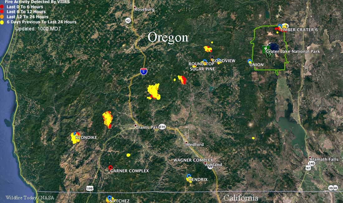 Oregon Wildfire Map Current Oregon Wildfires, F…