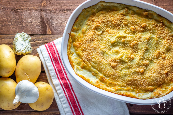 Potatoe Goat Cheese Torte : Goat Cheese Mashed Potatoes - Catz in the Kitchen