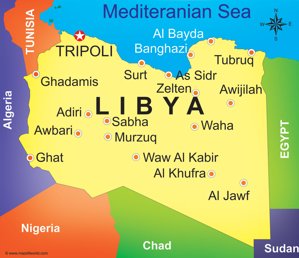 Libya Map Map of Libya Collection of Libya Maps