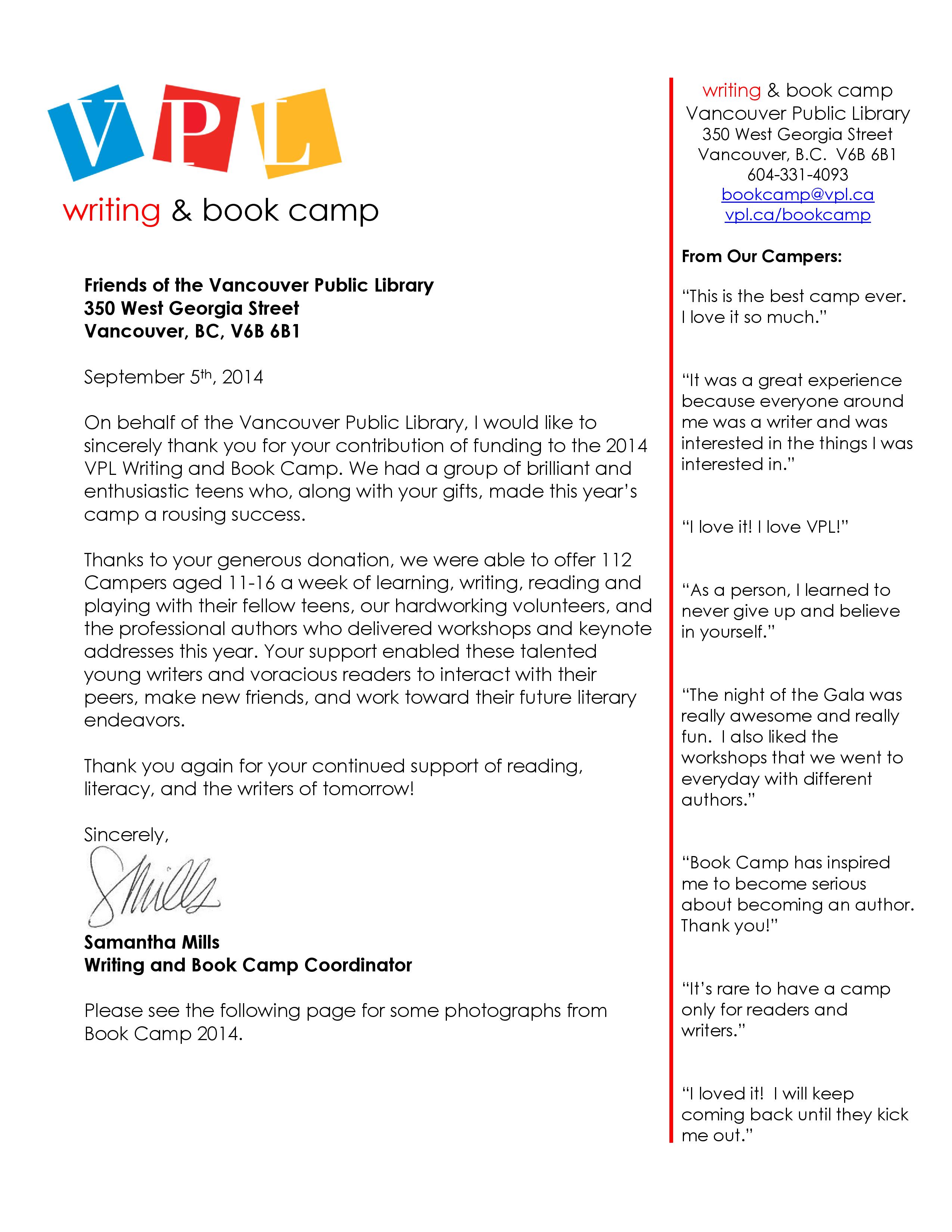 Beyond just sending donation thank you letters after the first donation, send a handwritten donation thank you. Thank You For Doantion Of Books Author S Blog Of Brenda C Mohammed Thank You Letter From My Alma Mater For Donation Of Books My Life As A Banker A Life