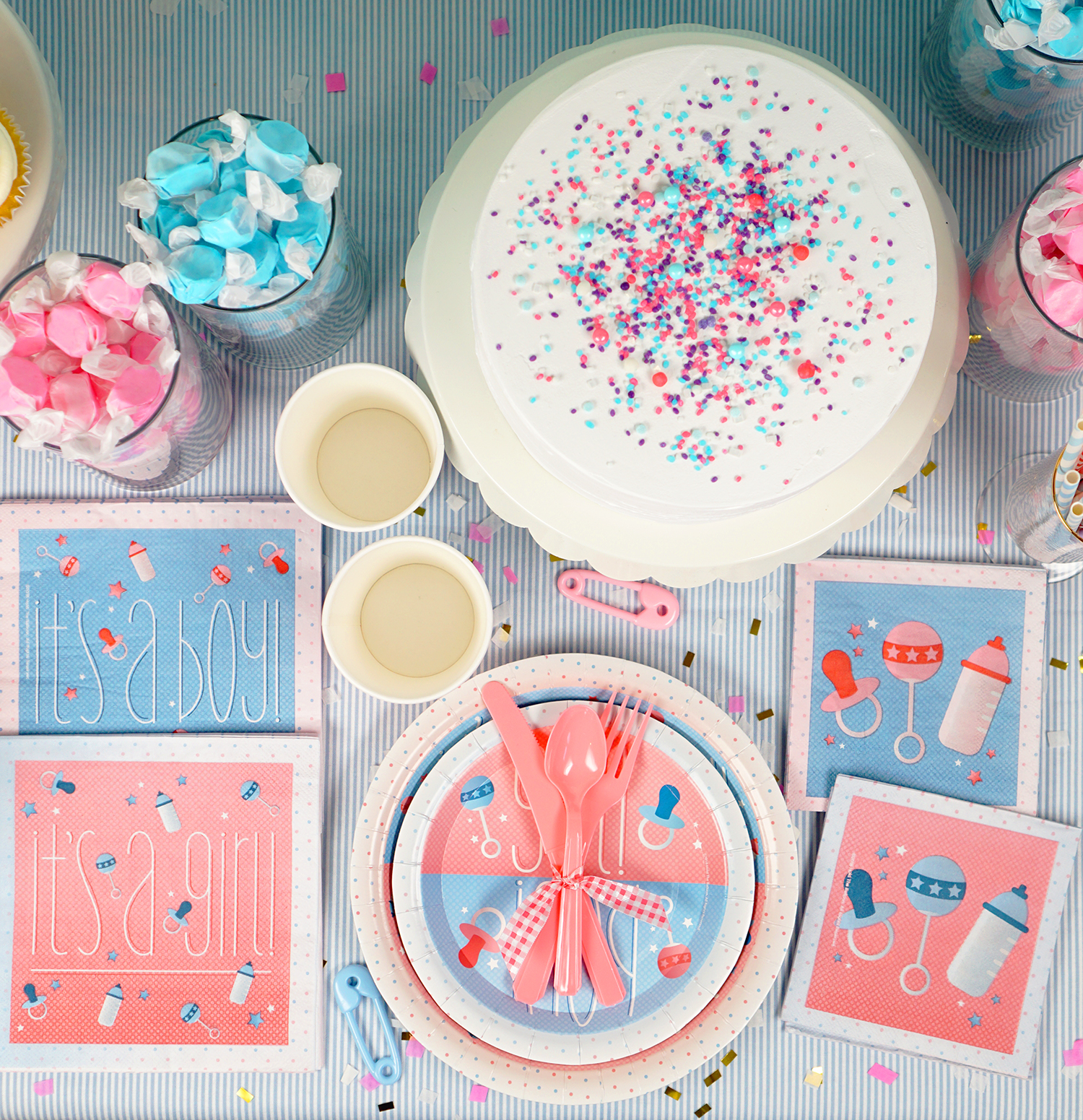Download, print, or send online (with rsvp). Gender Reveal Party Ideas Happiness Is Homemade