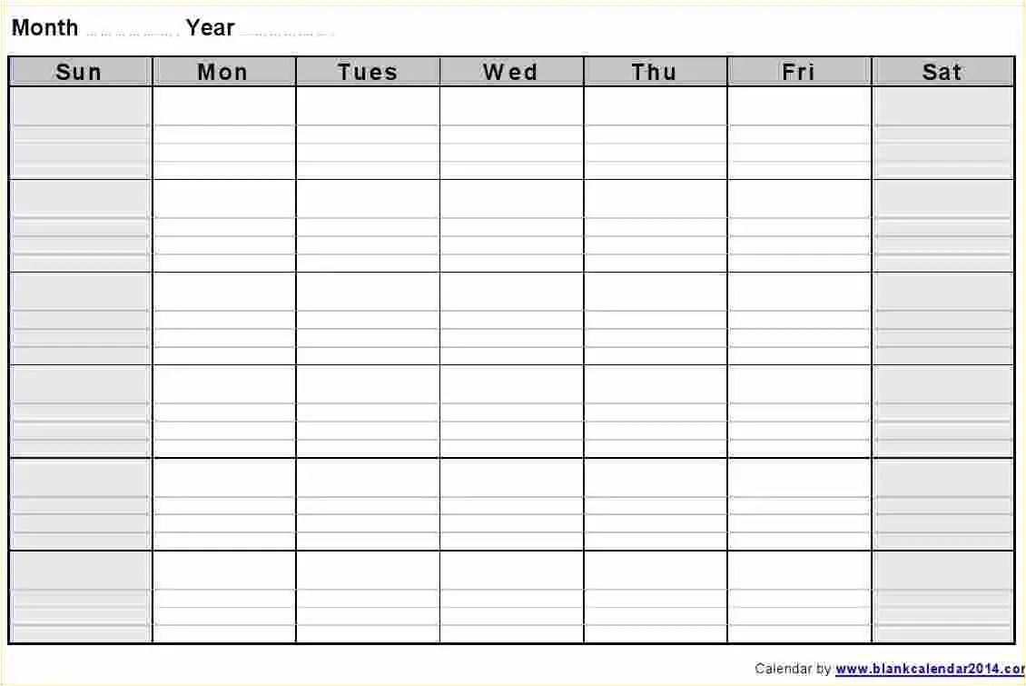  32 helpful blank monthly calendars kitty baby love