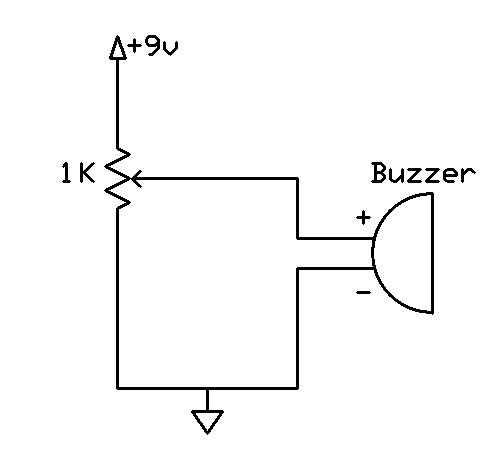 Simple Buzzer Schematic Diagram