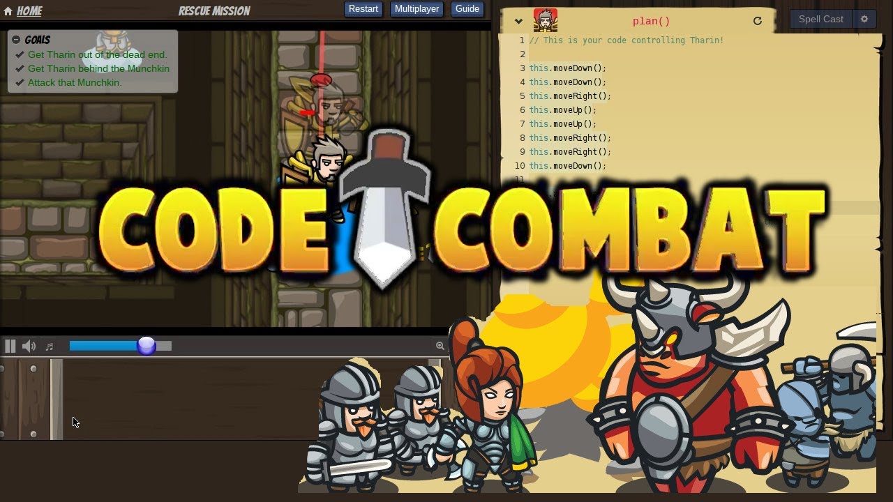 Practice levels and hints help students when they get stuck, and challenge levels teachers love codecombat. CodeCombat, un jeu vidéo pour apprendre à programmer ...