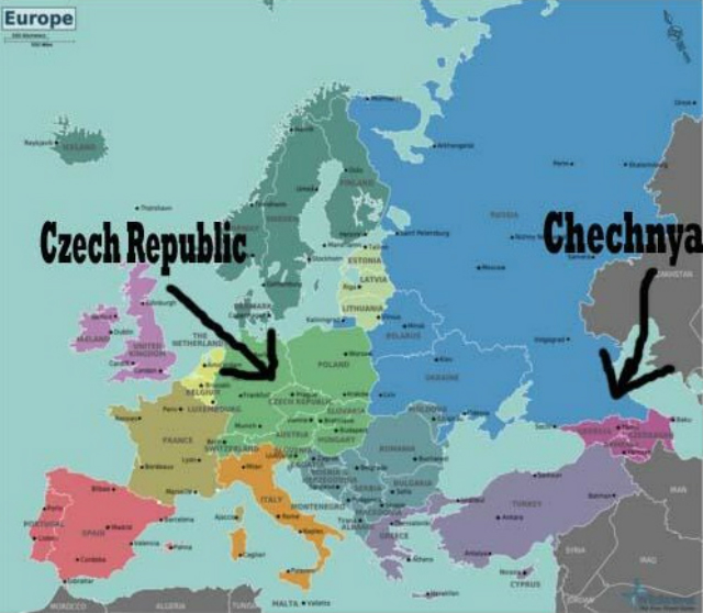 Chechnya Maps Freeworldmaps.net