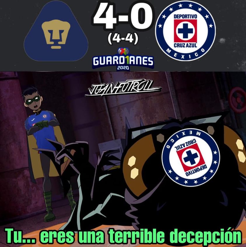 Cruz azul/cruz azul y under (3.5) 6/1 7.00 +600. Memes Pumas Vs Cruz Azul / Vcueric8pmsffm : Cruz azul dio ...