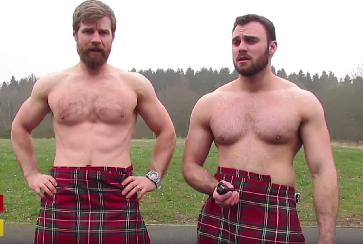 These Kilted Coaches Will Squeeze Your Glutes into Shape: WATCH