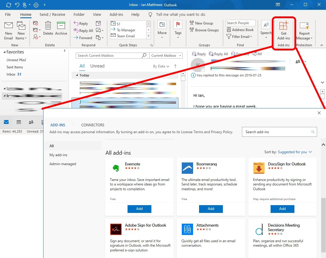 Add-ins for Outlook in Exchange Online Microsoft Learn