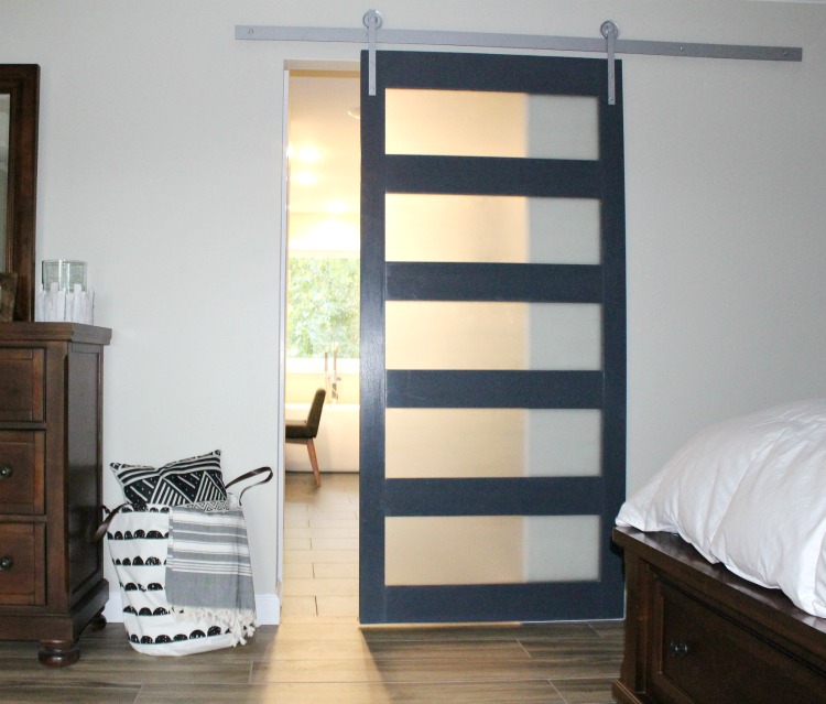 Glass windows and doors can be framed in timber, aluminium or steel. Diy Modern Sliding Door With Frosted Glass Panels