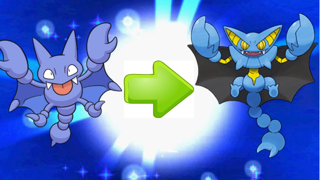 Shiny Gligar evolves into shiny Gliscor Pokemon X and Y YouTube