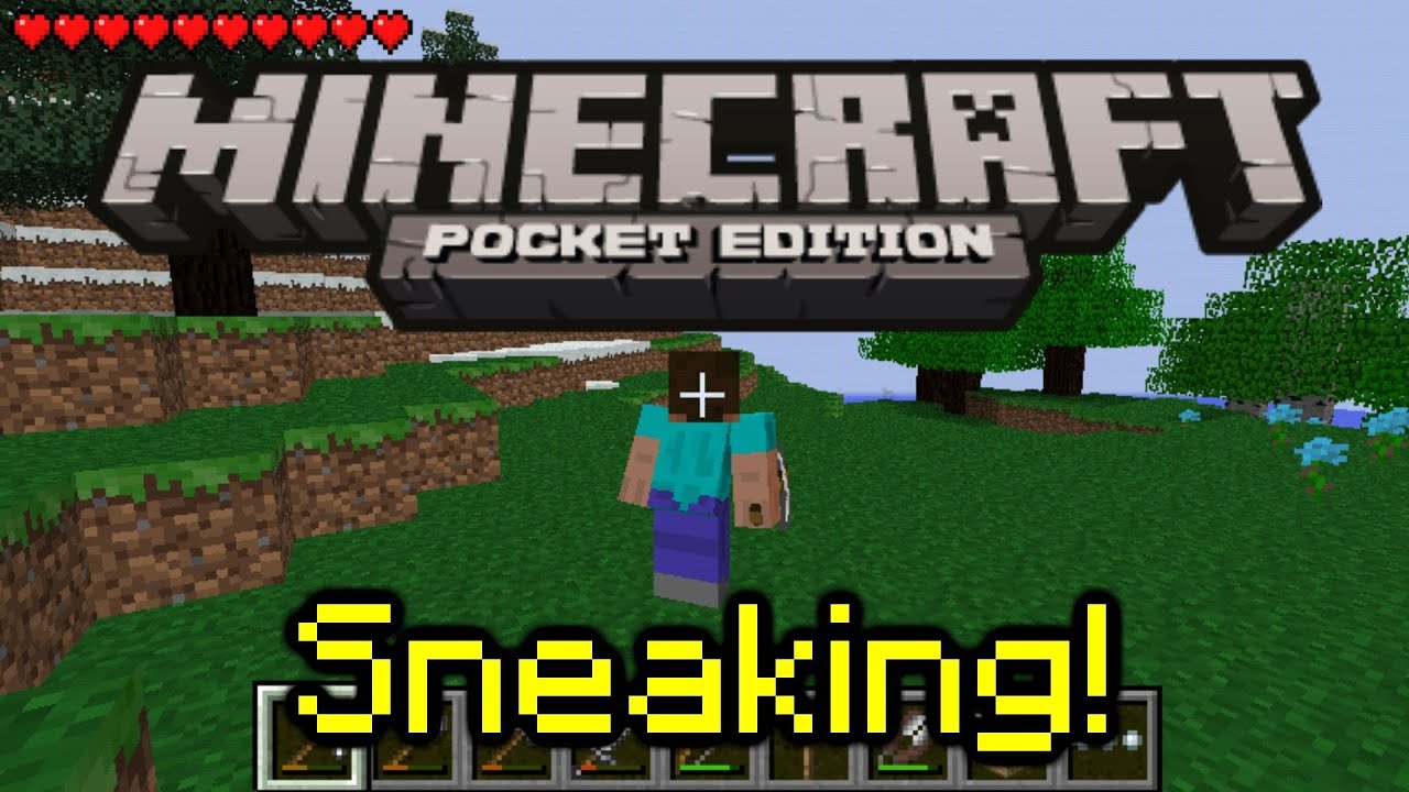 Minecraft PE Update Video 0.6.0 Sneaking YouTube