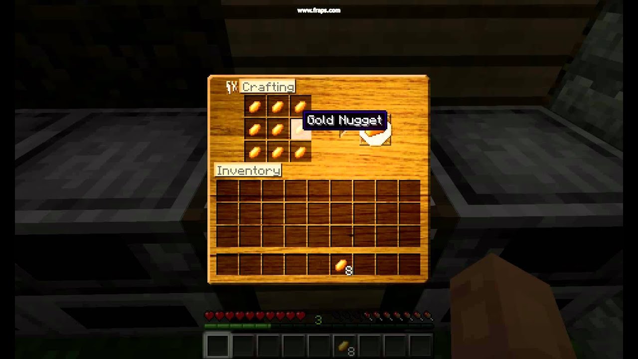 Minecraft The use of Gold Nuggets! YouTube