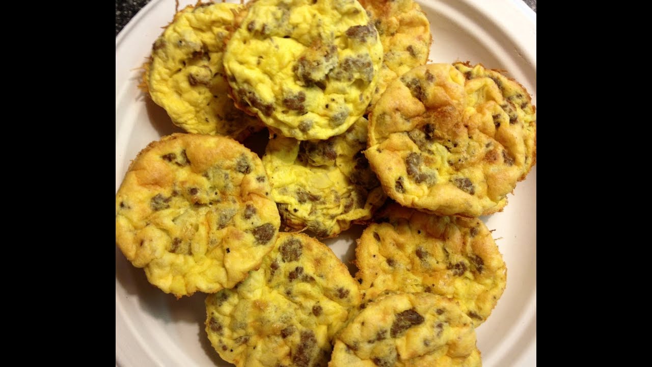 Weight Watchers Friendly Sausage Egg & Cheese Muffin Quiche Cups Recipe