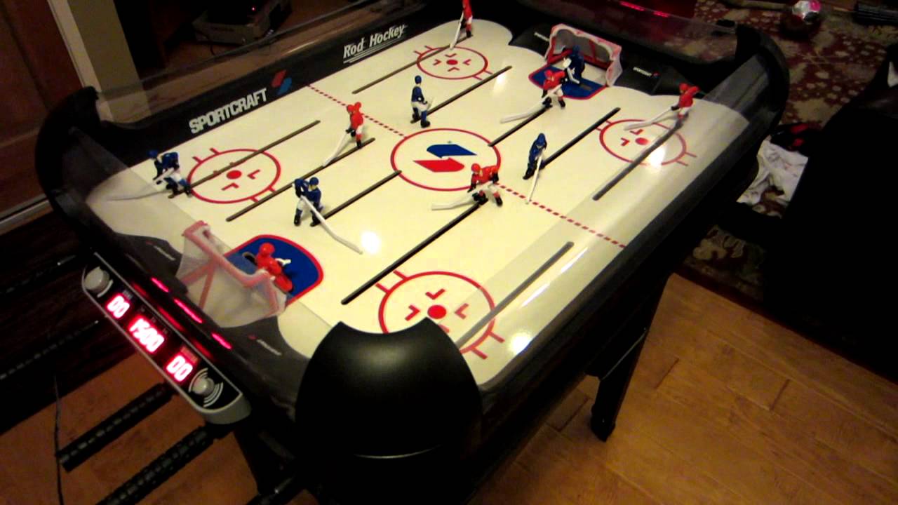 Sportcraft Electronic Rod Hockey YouTube