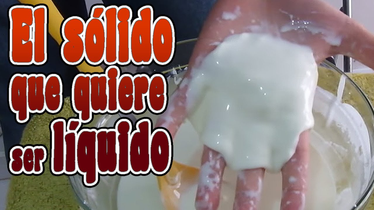 El líquido que quiere ser sólido YouTube