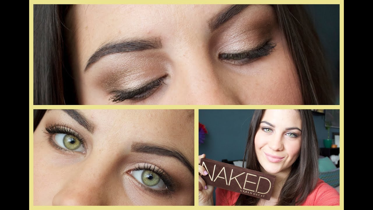 Urban Decay Naked Daytime Eyeshadow Tutorial YouTube