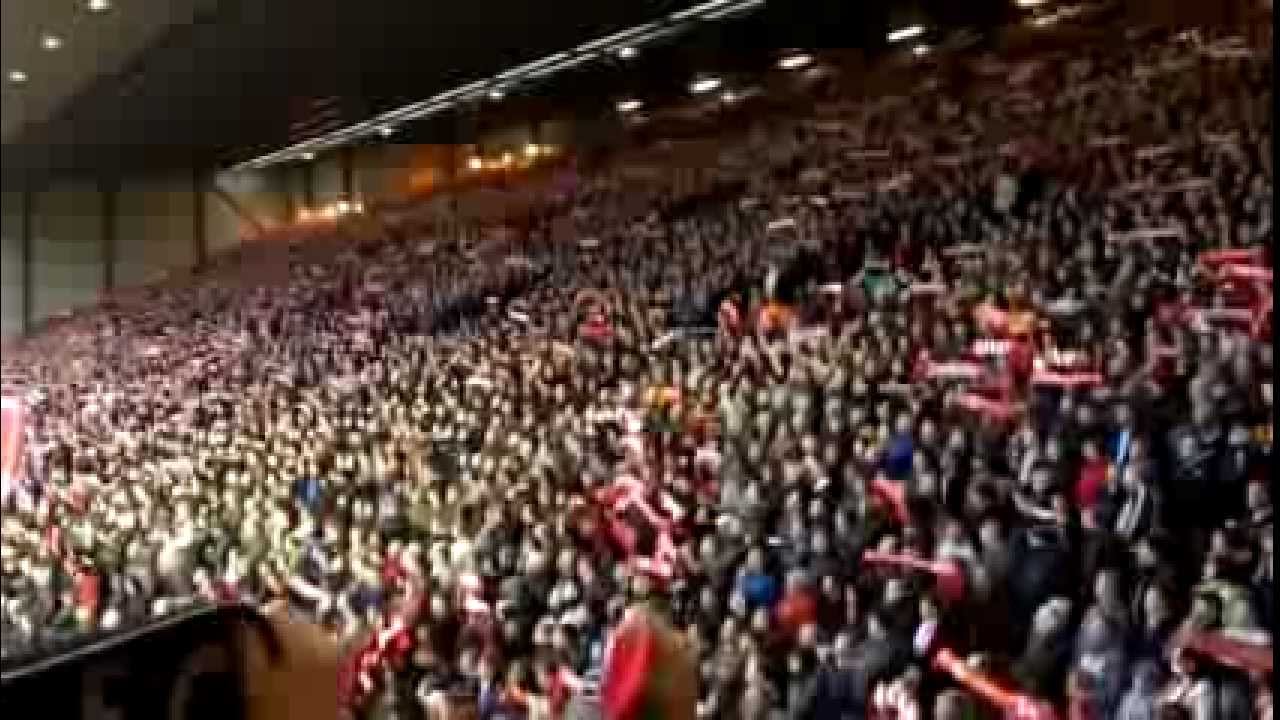 The Kop You'll Never Walk Alone on Anfield (HD) YouTube