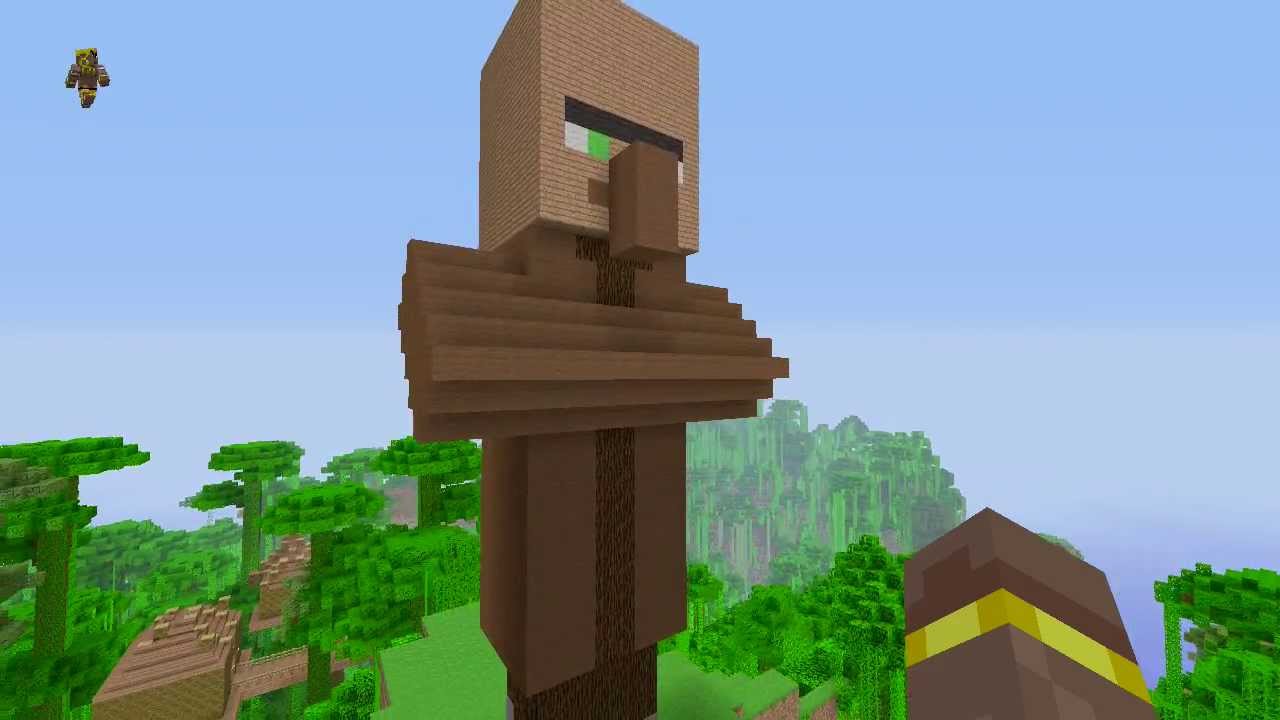 Minecraft Xbox 360 Edition Villager Statue YouTube
