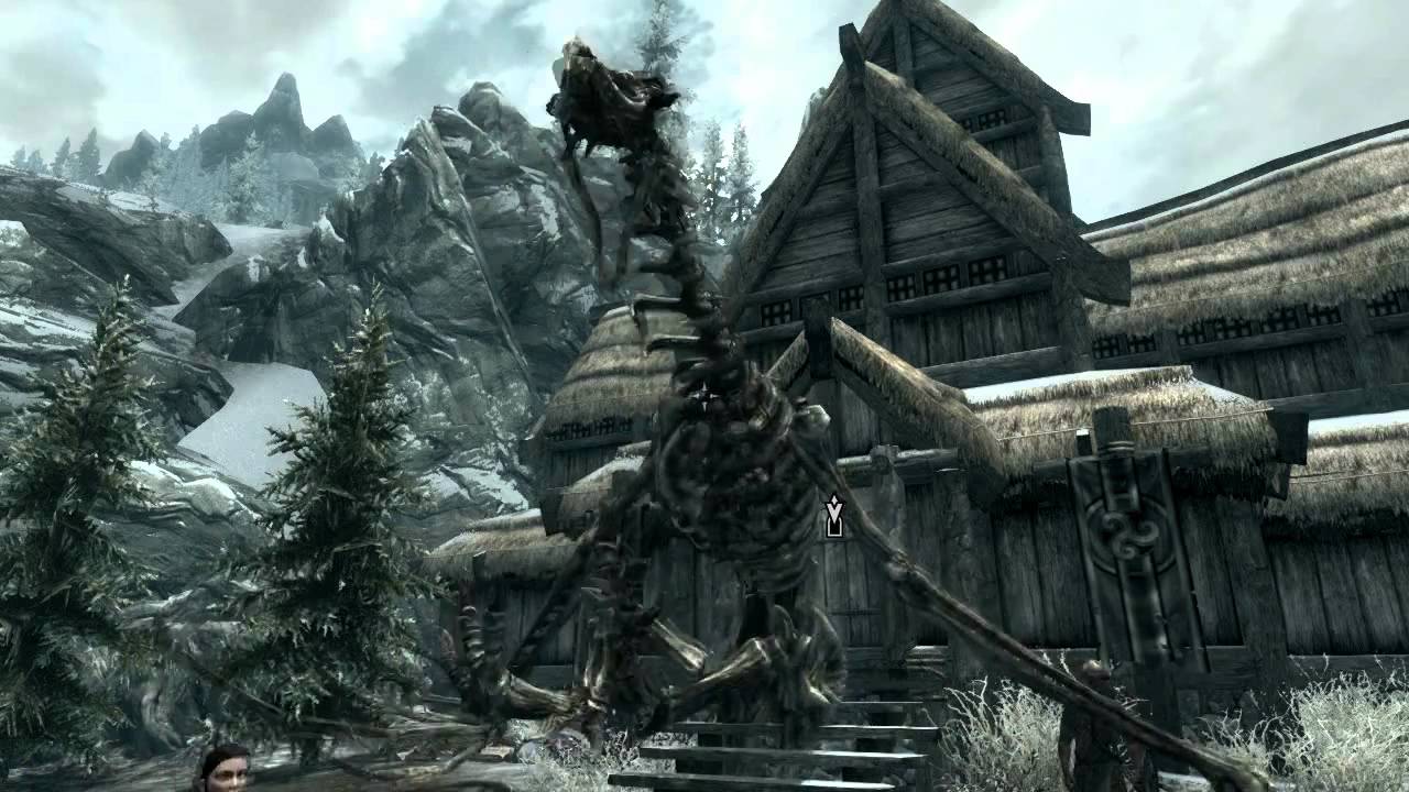 Skyrim High Resolution Texture Pack (Free DLC) First Gameplay 07/02