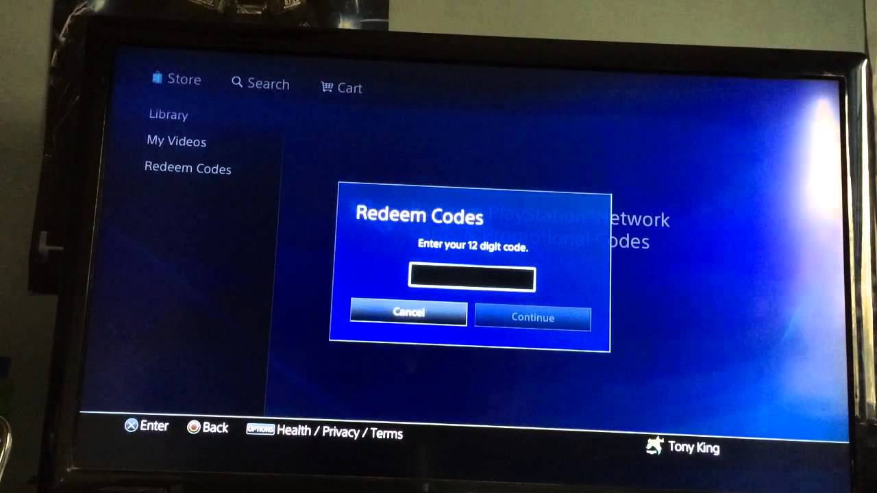 PS4 How to REDEEM CODES! YouTube