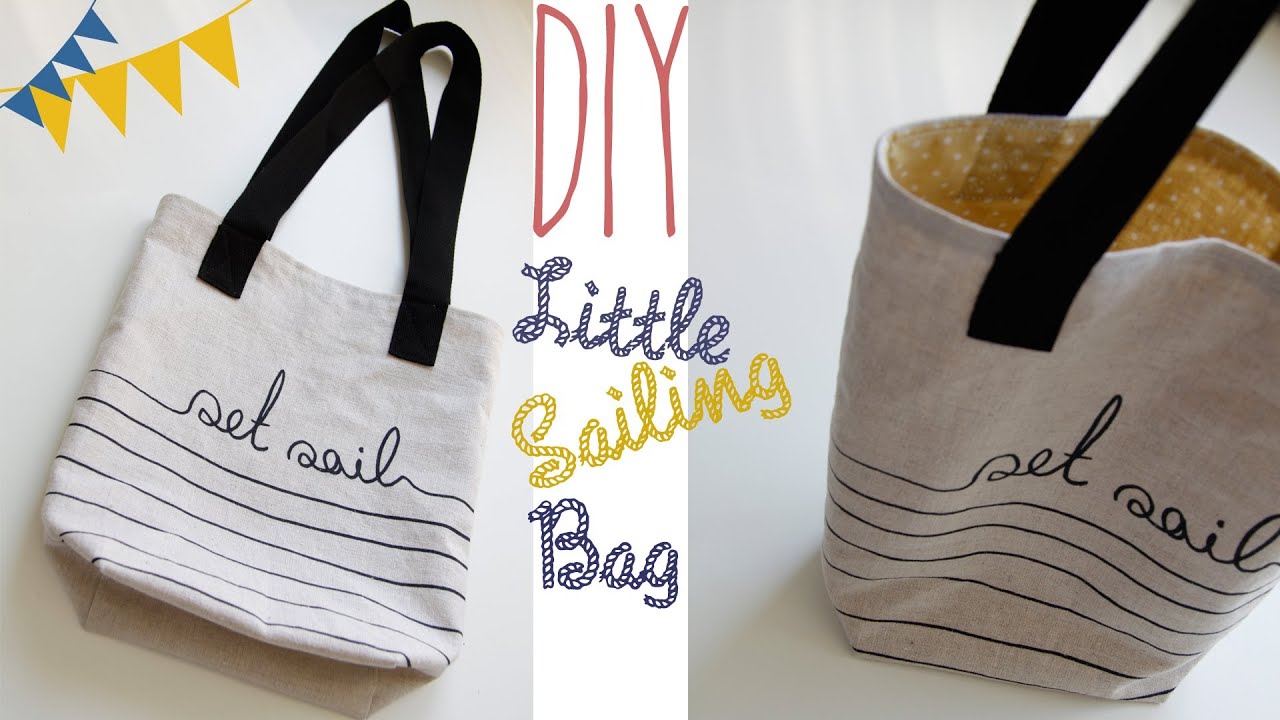 DIY "Little Sailing Bag" Tasche selber nähen YouTube