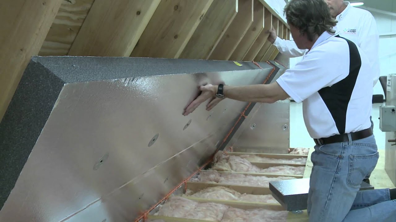 Installing a Radiant Barrier in the Attic Alternative Method to