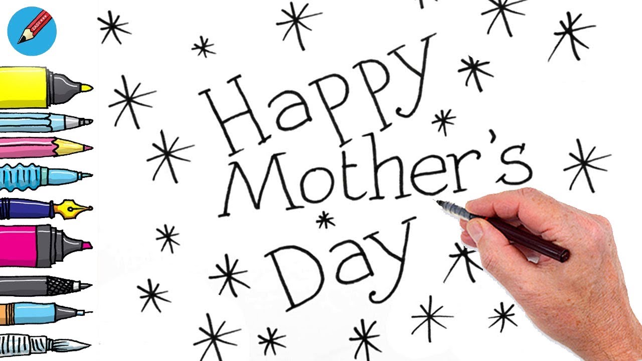 How to write Happy Mother's Day YouTube
