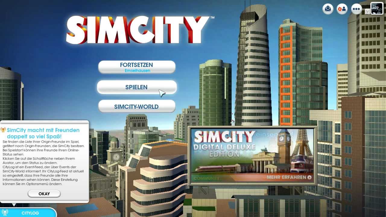 SimCity 5 Cheats German/Enlisch (Geld + 100.000, Feuer an