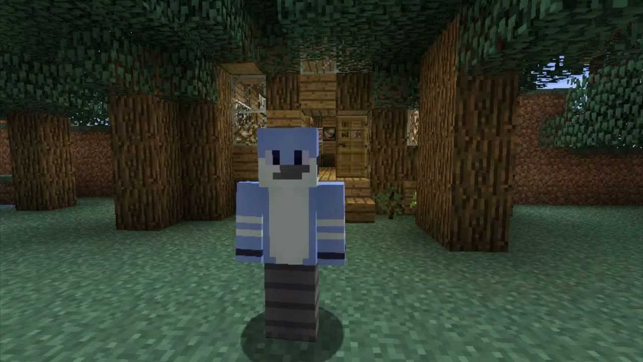 Minecraft Skins The Regular Show Mordecai YouTube