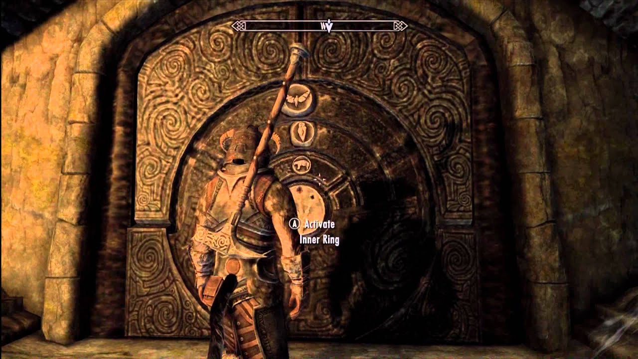 Skyrim Bleak Falls Barrow Puzzles Guide (HD 1080p) YouTube