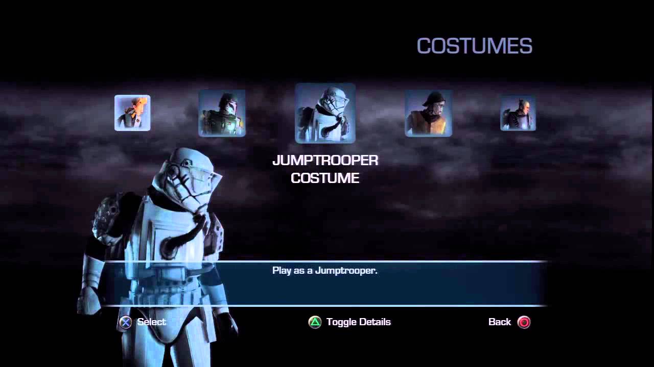 Unlocked Hidden Costumes in Star Wars Force Unleashed 2 YouTube