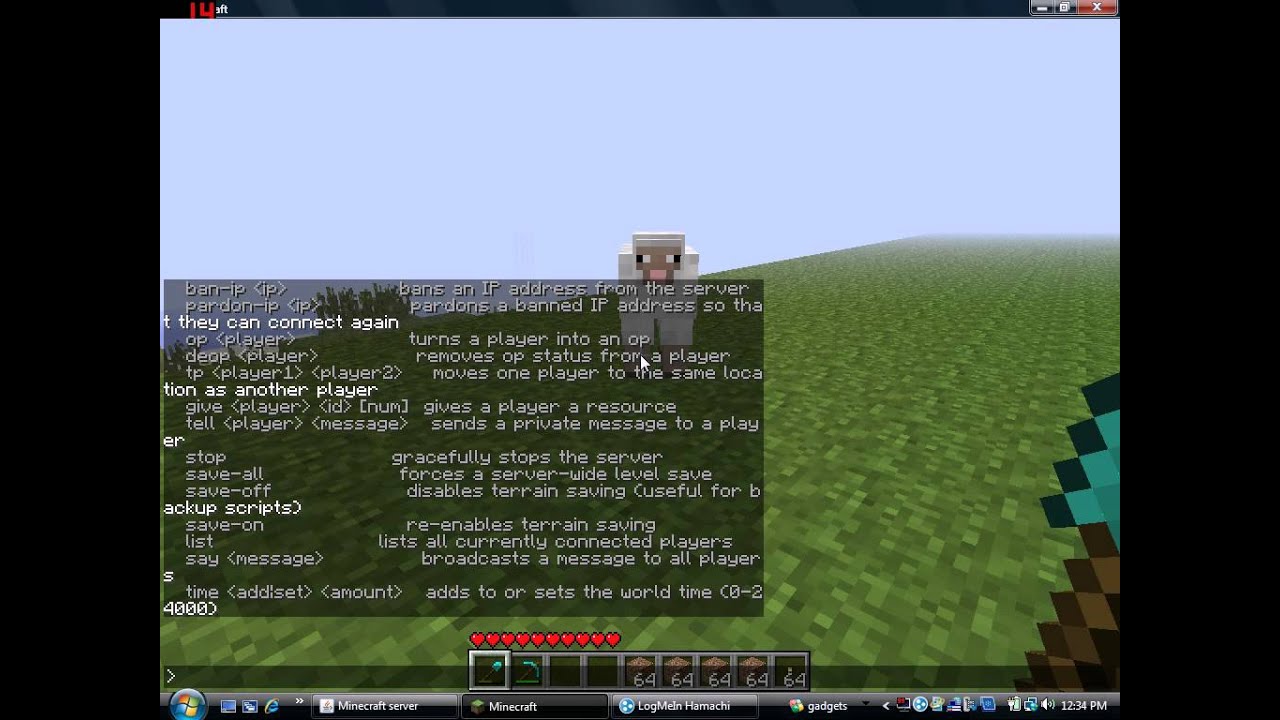 How to Make yourself OP on your Minecraft Multiplayer Server YouTube