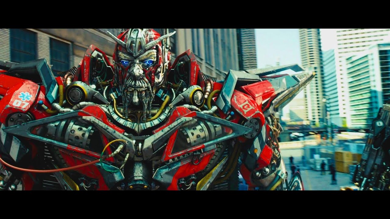 Transformers Dark of the Moon sentinel prime kills ironhide (1080HD
