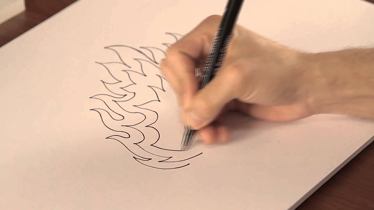 Cómo dibujar llamas Tips de dibujo YouTube