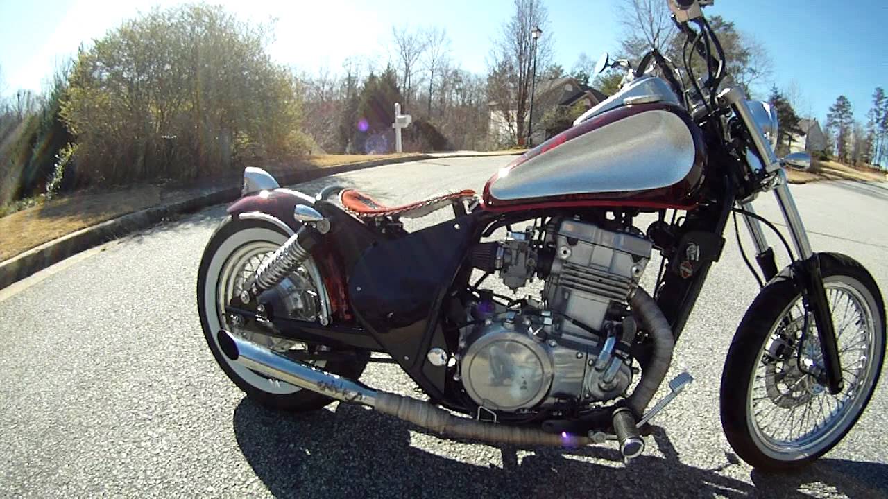 1997 Kawasaki Vulcan 500 Bobber (recorded with hero cam) YouTube