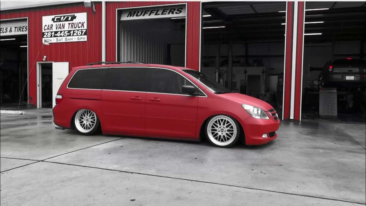CVT Designs Honda Odyssey Bagged and slammed YouTube