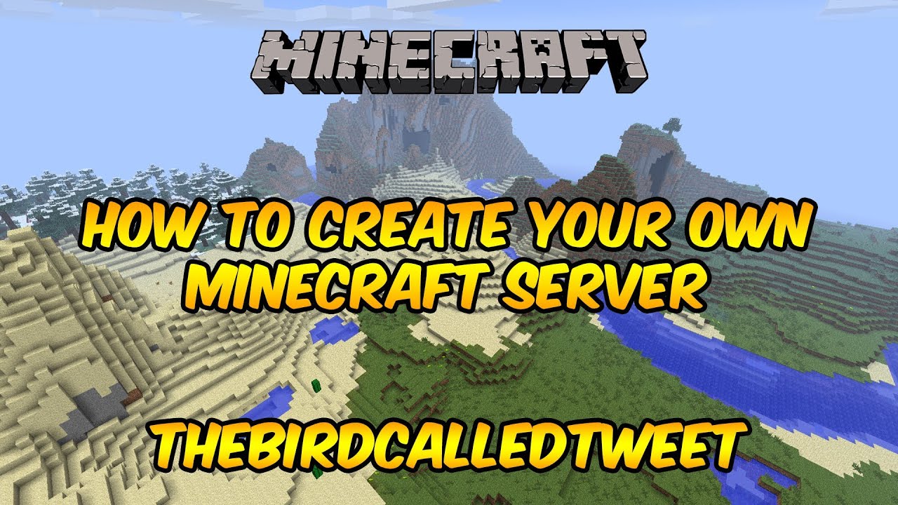 How To Make Your Own Minecraft Server 1.8.1 YouTube