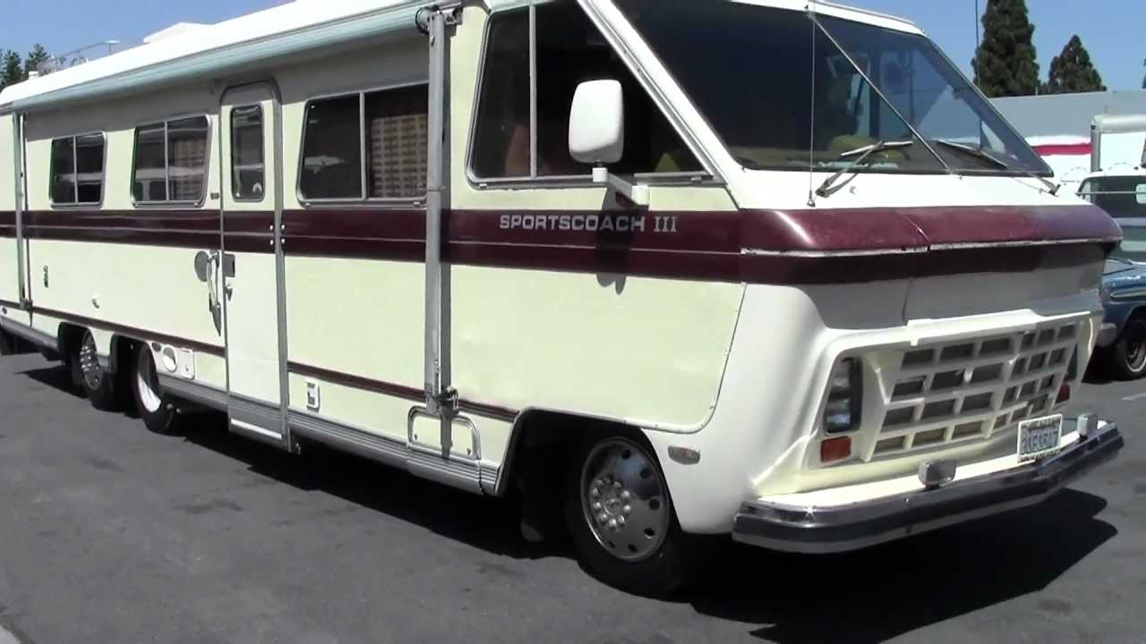JDI2828 1984 34' Sportscoach RV Motorhome WalkAround YouTube