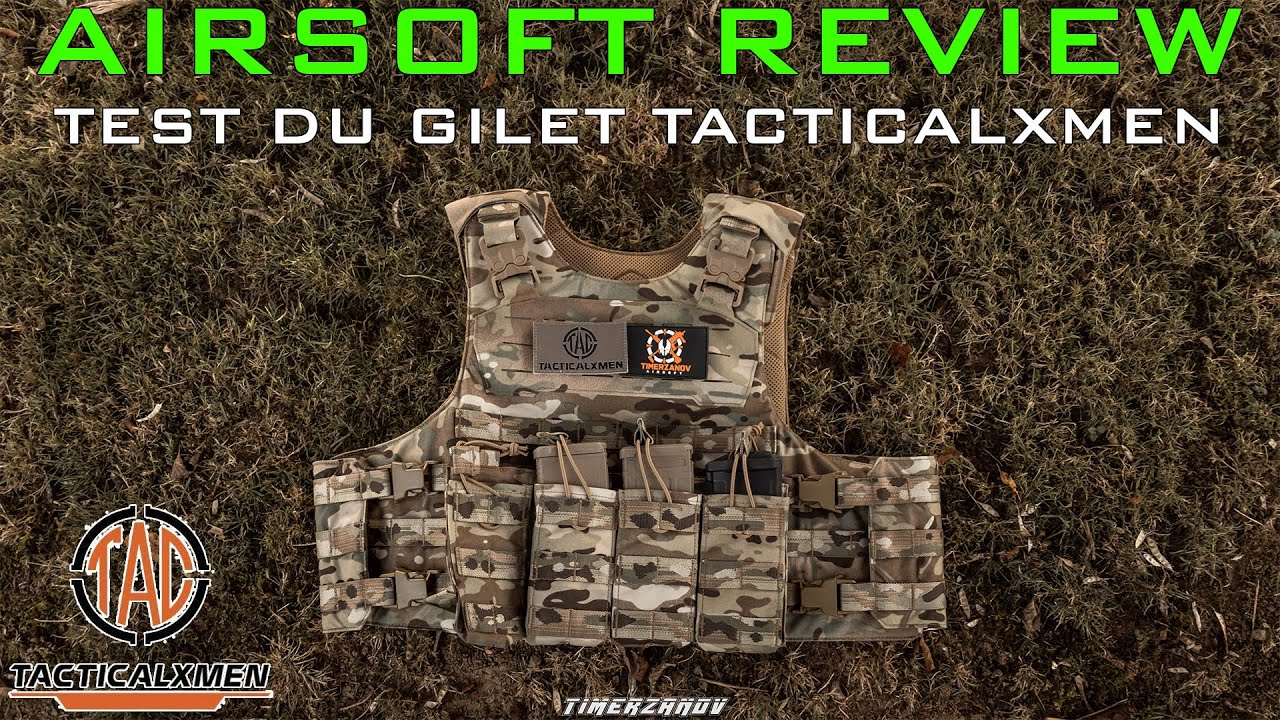 Airsoft Review [GEAR] TacticalXmen Test du gilet tactique de chez