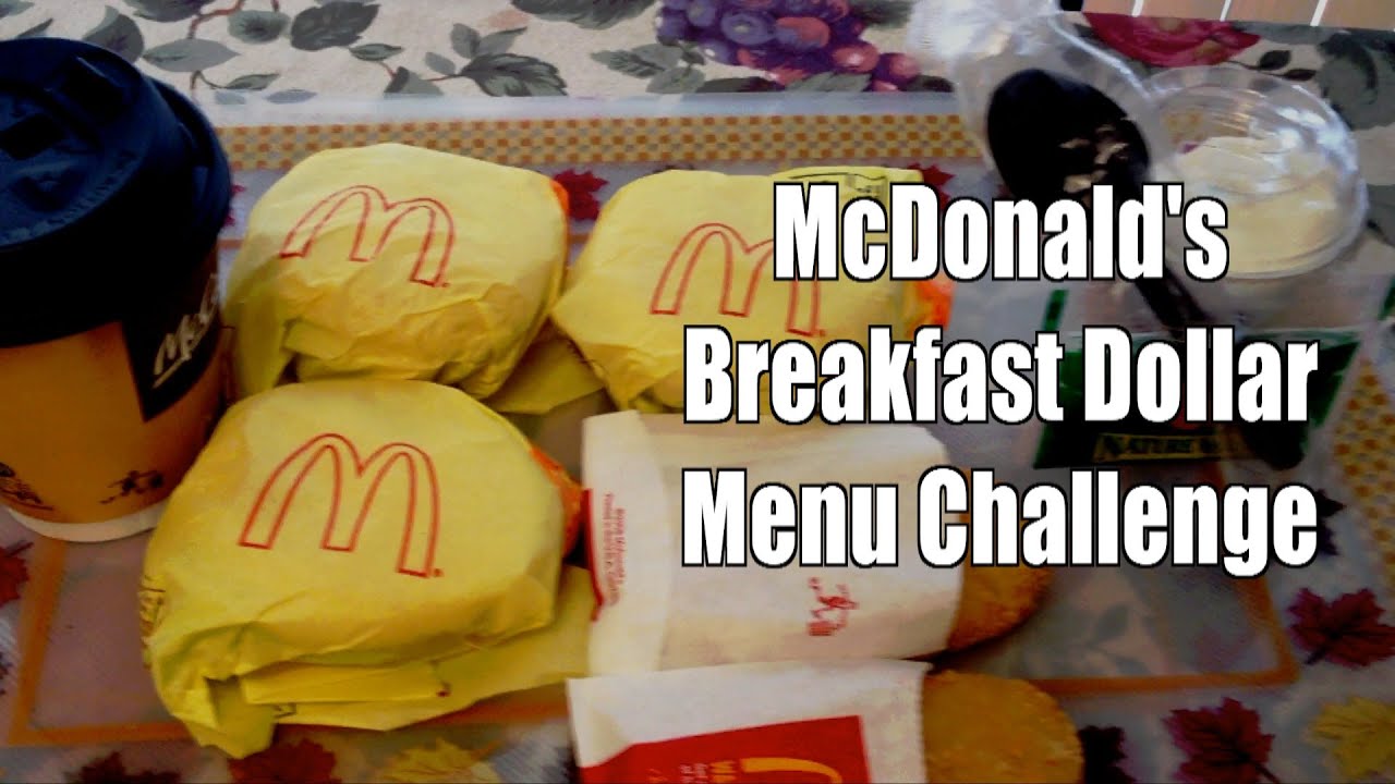 McDonald's Breakfast Dollar Menu Challenge (7 items vs. Aaron Wakamatsu