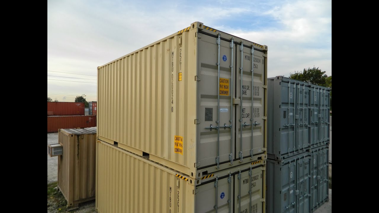 20' High Cube Shipping Containers for Sale Texas 2817035062 YouTube