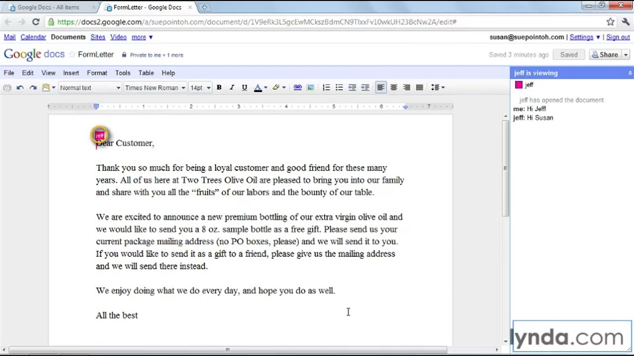 How to collaborate and edit in Google Docs